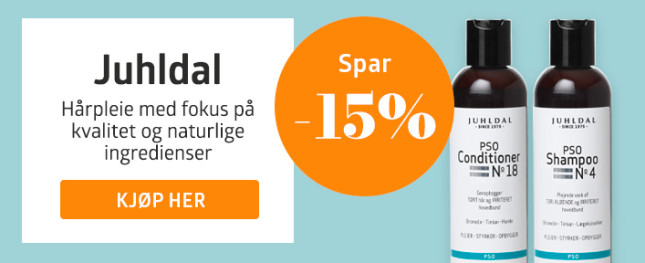Spar -15% på hårpleje fra Juhldal